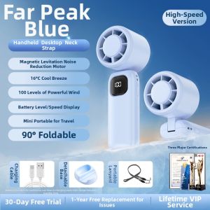 KUMENG | Portable Rechargeable Desk Fan