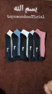 Kaos Kaki Semata Kaki Telapak Hitam & Kaos Kaki Pendek