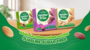 Bánh Ăn Kiêng Không Đường Quasure Sugar Free Bibica - 128gr&240gr/Hộp
