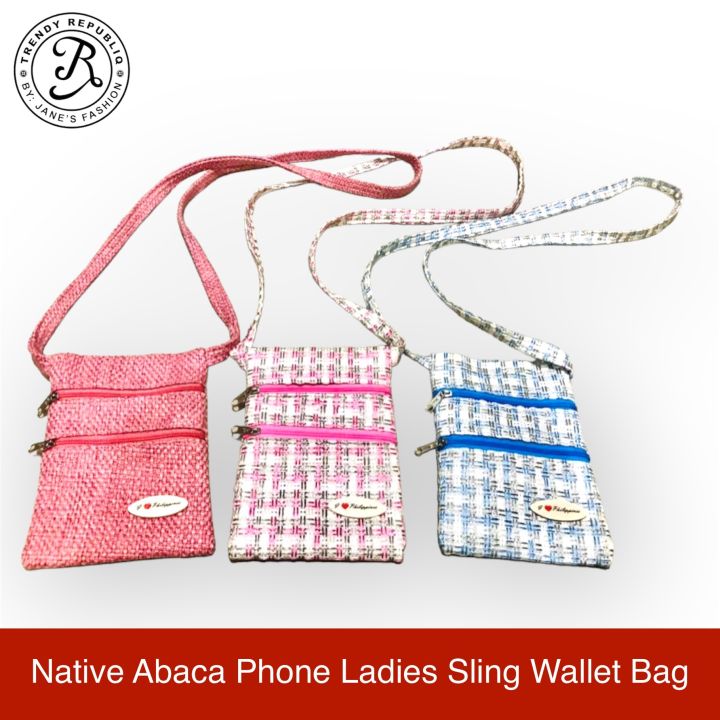 Native Abaca Phone Sling Wallet Bag For Ladies Womens Lazada PH