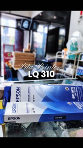 Ribbon Cartridge Epson LQ310 Original Pita Printer Dot Matrix Hitam Tajam Awet Untuk Kantor Bisnis