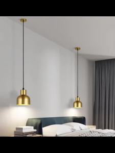 Simple and Fashionable Single Chandelier Bedroom Bedside Restaurant Long Line Light Corridor Store Card Seat Decorative Light