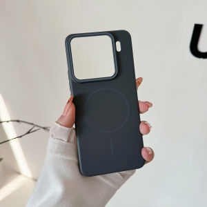 Luxury Candy Color For Magsafe Phone Case For Xiaomi Mi 15 Pro 14 13 Frosted Wireless Charging Protection Colorful Hard PC Cover