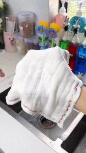 ผ้าเช็ดจานผ้าฝ้ายดูดซับน้ำได้ดีเป็นพิเศษ เครื่องใช้บนโต๊ะอาหาร ผ้าเช็ดทำความสะอาดในครัวเรือน ผ้าเช็ดจานแบบไม่ใช้น้ำมัน อุปกรณ์ในครัว