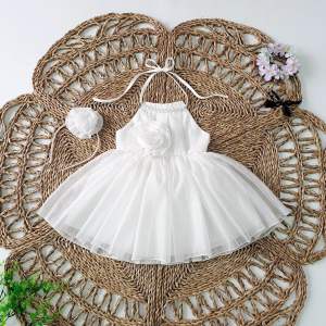 Váy Tơ Cam Bé Gái 4 Đến 28kg Chất Tơ Lót Lụa Mềm Mát - V013