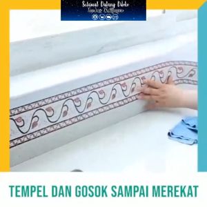 Wallpaper Sticker Border List Tembok uk.10CMx8 Meter
