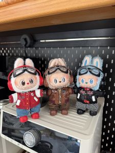 Labubu Retro Jacket Set Vintage Durable Cloth Material High Energy 3.0 Vinyl Doll Toy for 17cm Trendy Play Dolls Collectibles