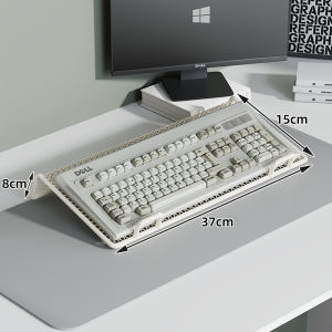 evesigar | Height-Adjustable Multi-functional Keyboard Shelf