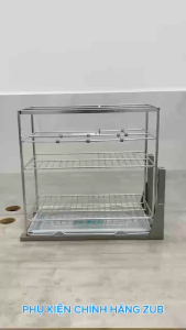 Giá Chai Lọ / Gia Vị ZUB Đa Năng Inox 304 Có Khay Chắn Nước