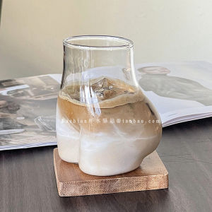 Creative Cute Ass Glass Cup Personality Drink Milk Tea Cup Irregular Shape Heat Resistant 450ML Capacity Simple Style