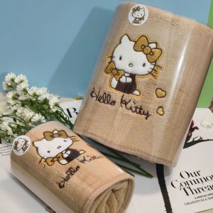 1PC Sanrio Hello kitty Towel Maillard Series Hand Wipes Bath Towels Comfortable Absorbent Rubbing Towels Bath Household Products