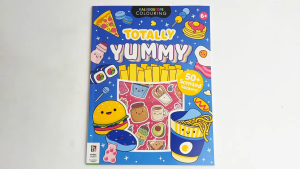 Totally Yummy Colouring Book & 50+ Scented Stickers