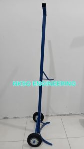 Super Heavy Duty Gas Cylinder Trolley 5 Inch Wheel Tyre NKSG Engineering Tools & Home Improvement Hardware Industrial Trolleys Hand Trucks Dollies