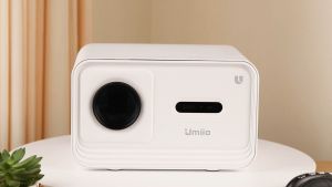 Xiaomi Umiio โปรเจคเตอร์ 4K Ultra HD WiFi Android 10 เชื่อมต่อกับโปรเจคเตอร์เชื่อมต่อบลูทูธโทรศัพท์ ด้วยแอป Netflix YouTube