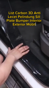 Stiker Karbon 3D: Stiker Serat Karbon Multifungsi & Stiker Anti Lecet Lip List