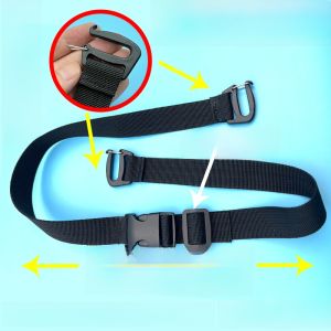 Outdoor Anti-Slip Backpack Straps Childrens Chest Buckle Fixed Double Shoulder Bag Strap Extendable Lanyard for Hiking And Camping