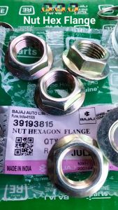 1PC Nut Hexagon Flange Common Parts for BAJAJ RE FI FL Models (39193815) Turnilyo Sold Per Piece Trimotors Genuine Parts