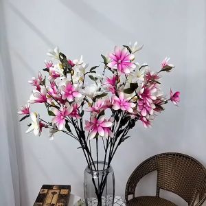 Bunga Magnolia Panjang Bunga Pajangan Artificial Bunga hias BG20
