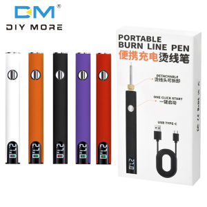 Diymore thuận tiện USB đốt bút với giao diện 510 sấy sơ bộ Pin 650mAh màn hình hiển thị với ba điều chỉnh điện áp