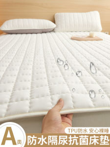 Waterproof Anti-Slip Soft Cotton Matress Pad Thin Home Use Bedding Protector Single Double Size Mattress Cover Simplicity Modern
