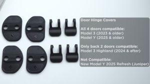 Spigen Tesla Model Y (2020-2025)  Model 3 (2017-2025) / Tesla Model Y L (2026) Door Lock Cover Protector Door Stop Covers