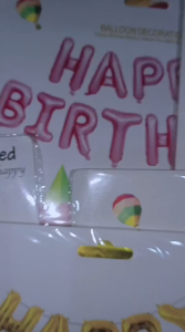 Foil Happy Birthday Set Balon Happy Birthday Set