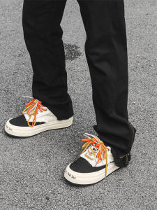 Mens Sporty Casual Shoes Breathable Low-Top Canvas Shoes Comfortable All-Match Thick-Heeled Board Shoes for Couples