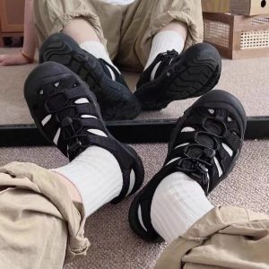 Original Keen newport h2 Mens Sandals Hiking Shoes for Men and Women Triple Anti-Slip Black Beach Shoes Fashion Shoes