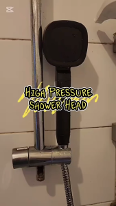 【SG Local Stock】High Pressure Shower Head 3 Modes Water Saving Shower Adjustable Stop Button Sprayer for Bathroom