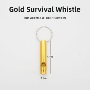 PATGEAR | High Pitch Survival Whistle Keychain