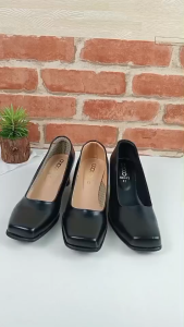 OXXO รองเท้ารับปริญญา คัทชูนักศึกษา งานราชการ ผู้หญิง หัวตัด ส้น2นิ้ว SB001 มีsizeใหญ่ถึง47