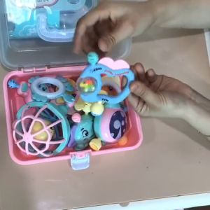 11Pcs Baby Toys Rattles Teethers for Girls Baby Rattle Toys for Newborns Infant Toys Grab Shake Bell Sensory Teething Toy Early Educational for Boy Girl 0-6 Months
