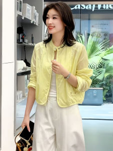 Collar Coolness Thin Short Jacket Female Summer Loose