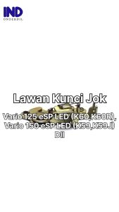 Engsel Dudukan Lawan Kunci Jok Dalam-Kupu-Kupu-Catch Comp Vario 125-150 New LED 2015 & 2018 Beat eSP Street New K1A & Genio