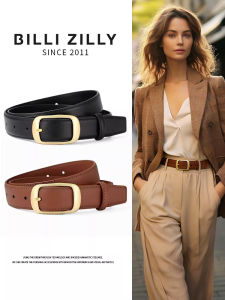 BILLI ZILLY | Wide Brown Leather Womens Belt