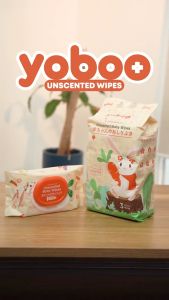 [BUY 1 GET 1 FREE] Yoboo Baby Unscented Wipes Family Bundle 300 Sheets | Hygienic | Soft | Skin-Friendly | Alcohol-free