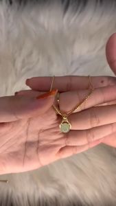 [ COD ] Kalung Rantai Titanium Gold Wanita Viral Kekini Anti Karat Luntur Terbaru