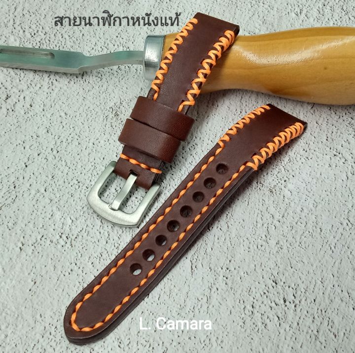 Cheap Quality Leather Calfskin 22 mm Watch Strap A11006TP_K0016646 main image 1