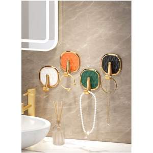 Gantungan Hook Tempel Dinding Kait Elegan Bergaya Mewah Gantungan Baju Kait Perekat Dapur /Pengait Hook Kunci Ruang Tamu