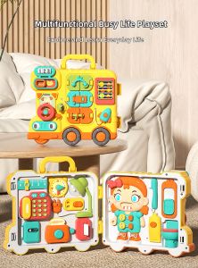 Daily Skills Montessori Busy Board Toy