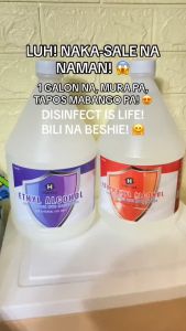 HARRIET ETHYL ALCOHOL - 1 GALLON UNSCENTED W/ FREEBIES