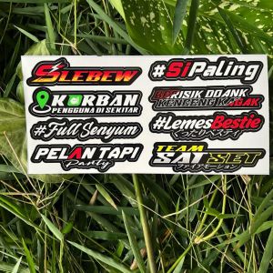 Paket Stiker Racing Motor: Desain Keren & Berkualitas