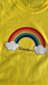 Kaos T-Shirt Atasan Pelangi: Baju Anak Cewek & Cowok Laki Perempuan