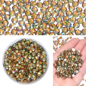 SS3-SS30 Ghost Light Glass Rhinestones Non-Hotfix Flatbase Gems High Quality Glitter Crystal For Nail Art Crafts Decoration