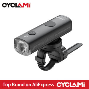 1200 Lumen Mini Portable Bicycle Headlight Hanging Front Lamp Road Mountain Bike Aluminium Alloy White Type-C CYCLAMI AI1200