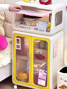 Corner box ตู้เก็บของโดพามีน มีล้อ ตู้เก็บของแบบเคลื่อนที่ ห้องนอน ของเล่น ของใช้ ตู้เก็บของ ตู้เก็บของอเนกประสงค์ ความอบอุ่น สำหรับบ้าน