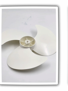 ใบพัดลม 18 นิ้ว แกน 8 mm และแกน9 mm เกรด A สีขาว ABS ใช้ร่วมกับพัดลมหลายแบรนด์ สามารถออกใบกำกับภาษีได้