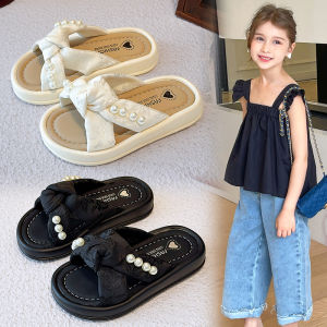 Childrens Girls Slipper Sandals Anti-slip Soft Bottom