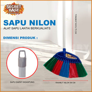 SAPU NILON - Sapu Lantai / Sapu Senar / Floor Broom Warna Warni