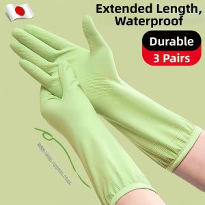 Durable Waterproof Protective Thick Nitrile Kitchen Gloves